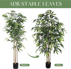 6' Artificial Bamboo Tree