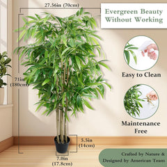 6' Artificial Bamboo Tree