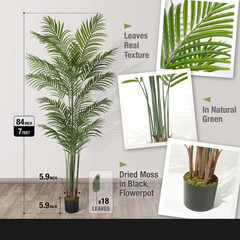 7' Artificial Palm Tree