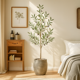 7' Artificial Olive Tree
