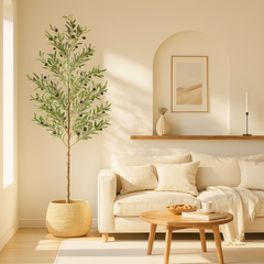 8' Artificial Olive Tree