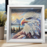 Majestic Eagle Crystal Art