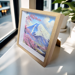 Quartz Fuji Blossoms Art