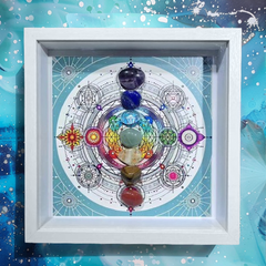 Chakra Alignment Crystal Art