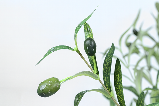 Can you wash the leaves of an artificial olive tree?