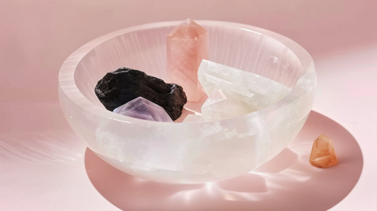 Selenite Bowl: Healing Crystal for Home & Meditation