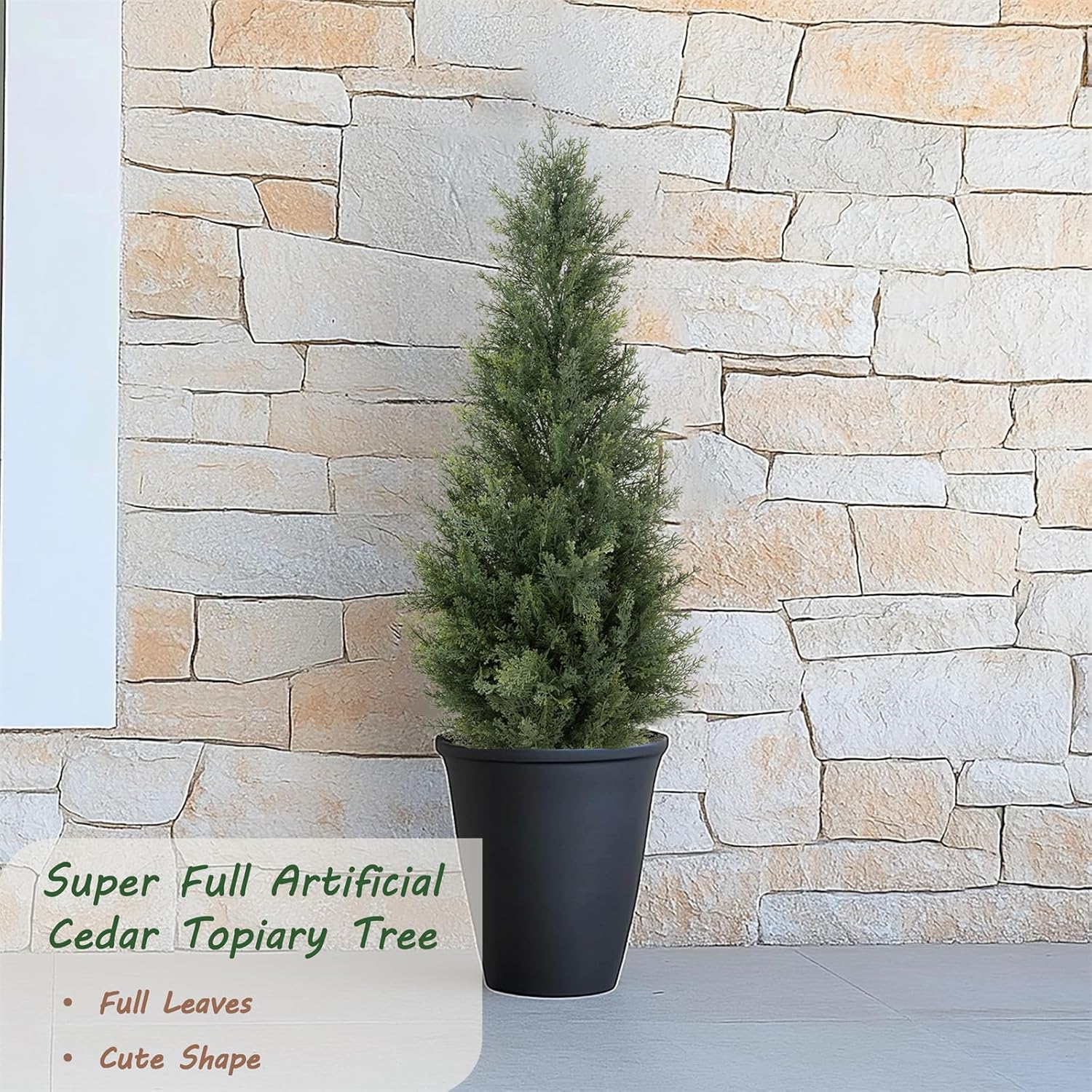 3' Artificial Cypress Trees