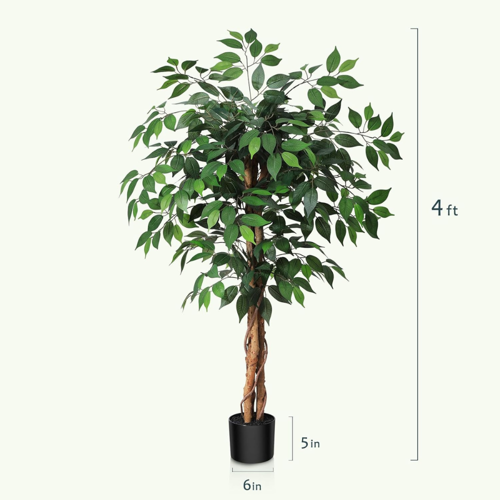 4' Artificial Ficus Tree