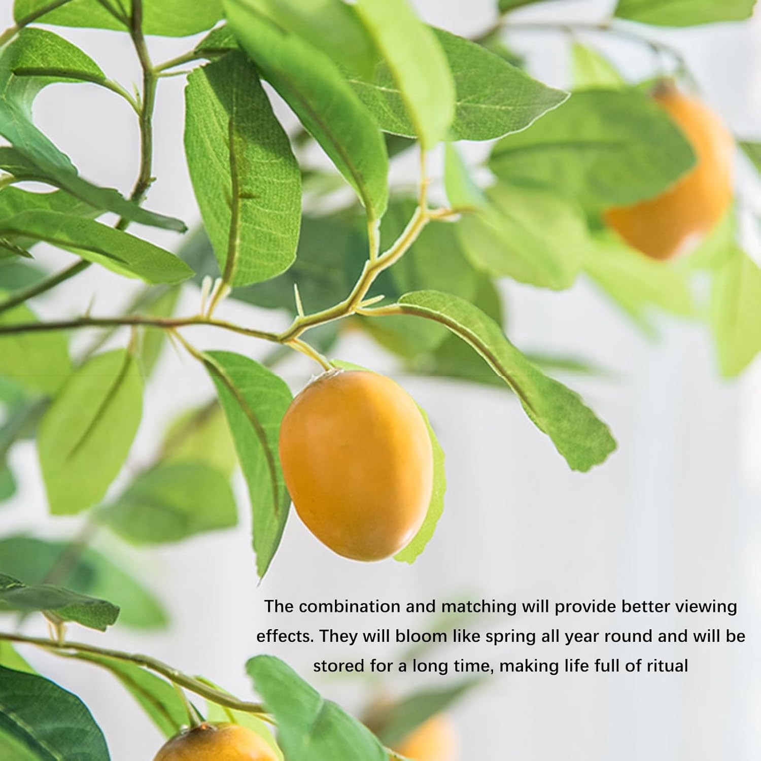 6' Artificial Lemon Tree