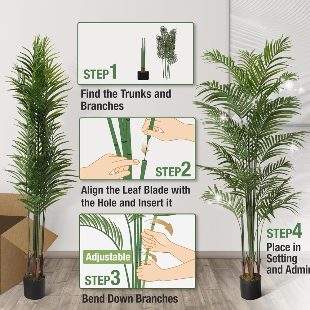 6' Artificial Palm Tree