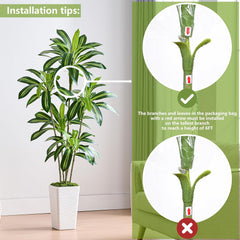 6' Artificial Dracaena tree