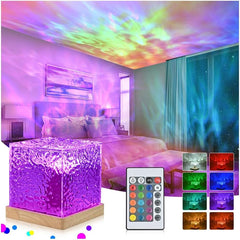 Gaia's Tears Ocean Wave Crystal LED Lamp
